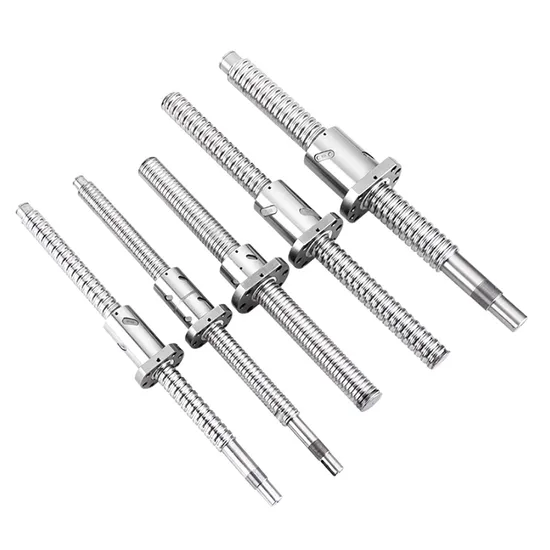 Precision CNC Ball Lead Screw 12mm-80mm SFU Series for Industrial Machinery OEM ODM