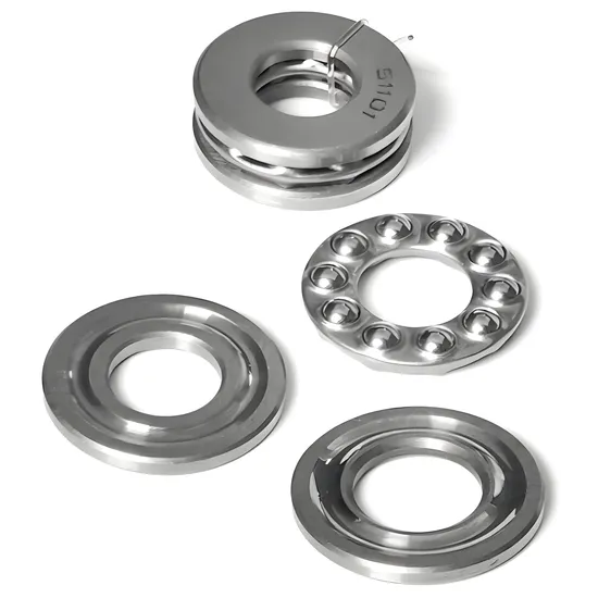 Thrust Ball Bearing 51101-51106 P0-P4 Precision ISO Certified for Industrial Machinery