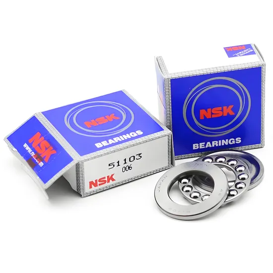 51113 51213 NSK Thrust Ball Bearing 65x90x17mm P0-P4 Precision for Industrial Machinery