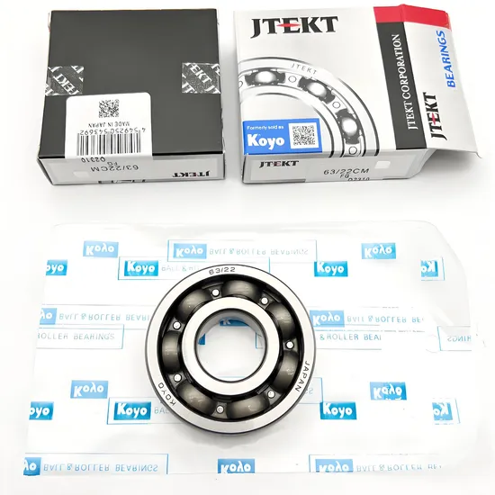 608 Deep Groove Ball Bearing 8x22x7mm Single Row Radial Bearing Steel for Industrial Machinery