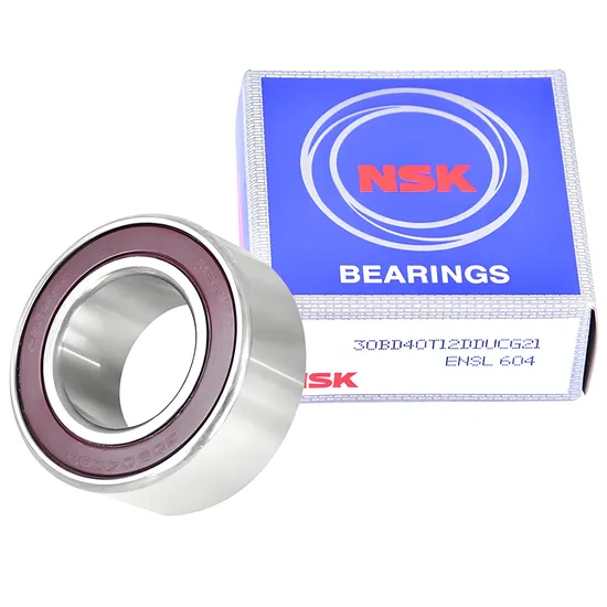 Automobile Air Conditioning Compressor Bearing 38BAD005DD/38BG05 for Nissan Ford Mazda, 40x62x24mm Low Noise