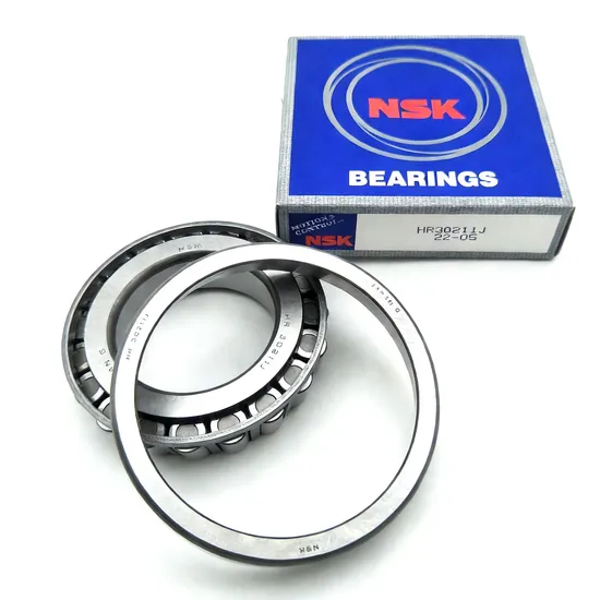 High Precision NSK Tapered Roller Bearing 32210 for Gearbox Stable Performance 50x90x25mm