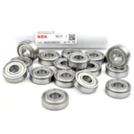 608zz 8x22x7 Deep Groove Ball Bearing GCr15 Steel P0-P4 Precision for Industrial Machinery