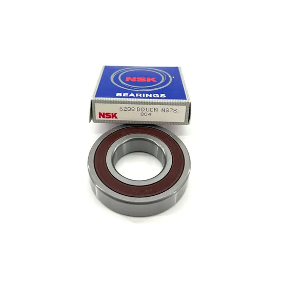 Vibration Resistant NSK 6208 Deep Groove Ball Bearing 40x80x18mm for Auto Transmission
