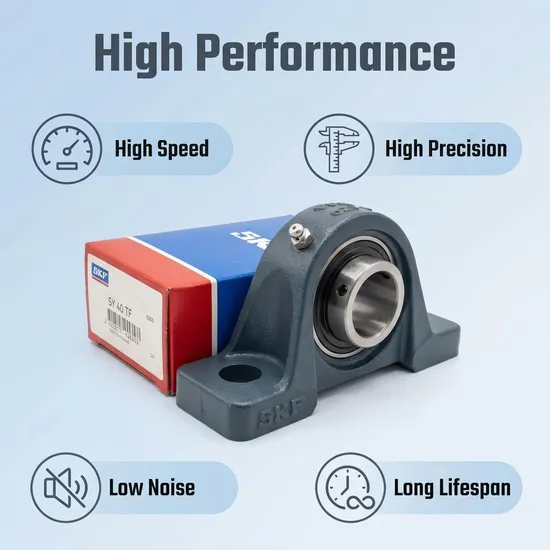 Pillow Block Bearing UCPX05 Single Row Spherical Raceway for Industrial Machinery