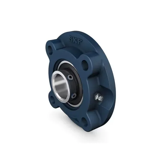 Pillow Block Bearing UCFC217 Round Flange Insert Unit Cast Iron Housing High Temperature Resistant