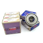 Low Vibration NSK 6203 Deep Groove Ball Bearing for Fan Motors 17mm×40mm×12mm