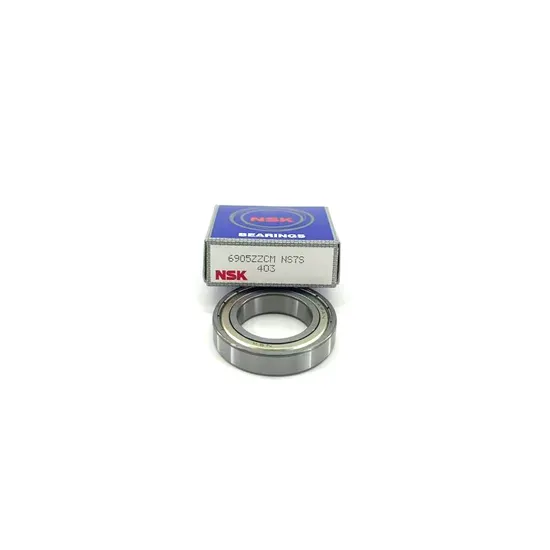 High Accuracy NSK 6905 Deep Groove Ball Bearing 25X42X9mm for Laser Equipment