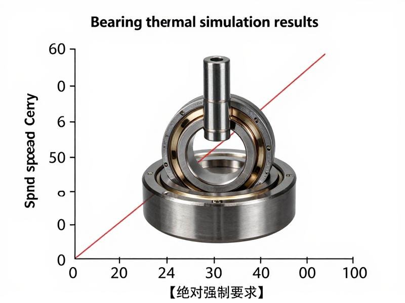 Bearing thermal simulation results