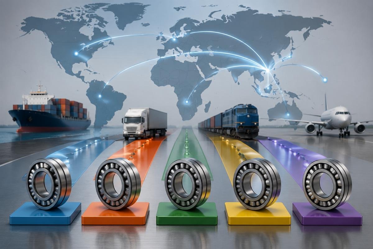 Average delivery times for standard cylindrical roller bearings across major global suppliers Bearing Supply Chain Lead Time Comparison