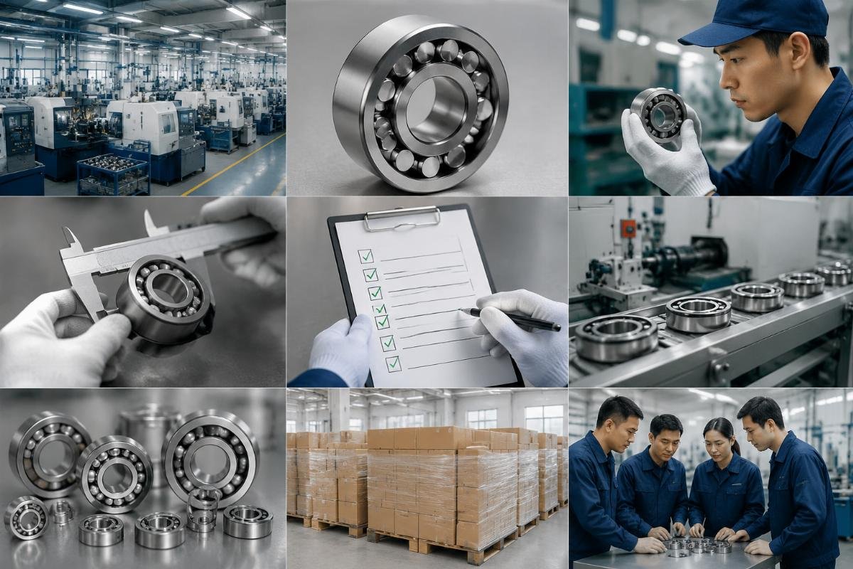 Checklist for vetting Chinese bearing suppliers for textile production use