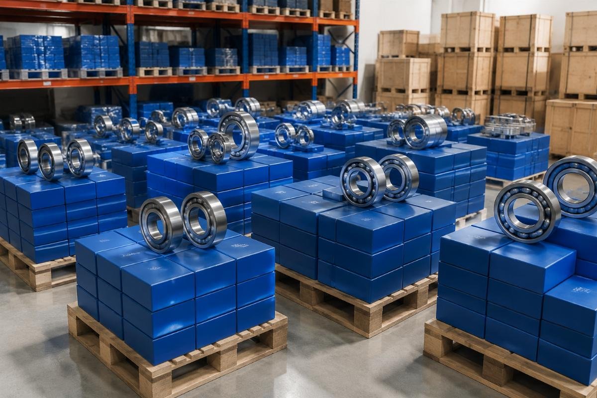Chinese SKF replacement bearing stock Batch of SKF equivalent deep groove ball bearings ready for international shipping