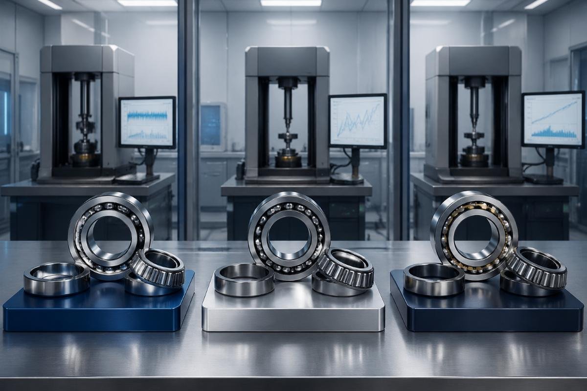 Chinese vs Japanese European bearing quality comparison Side-by-side comparison of Chinese, Japanese and European bearing SKUs with performance test data