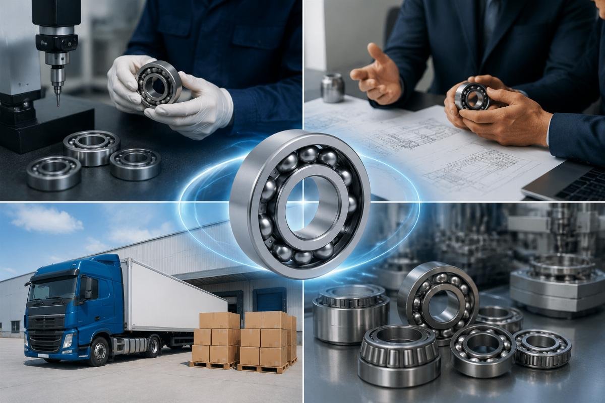 Key factors in evaluating electric motor bearing suppliers: traceability, technical support, logistics, and customization Bearing Supplier Evaluation Criteria