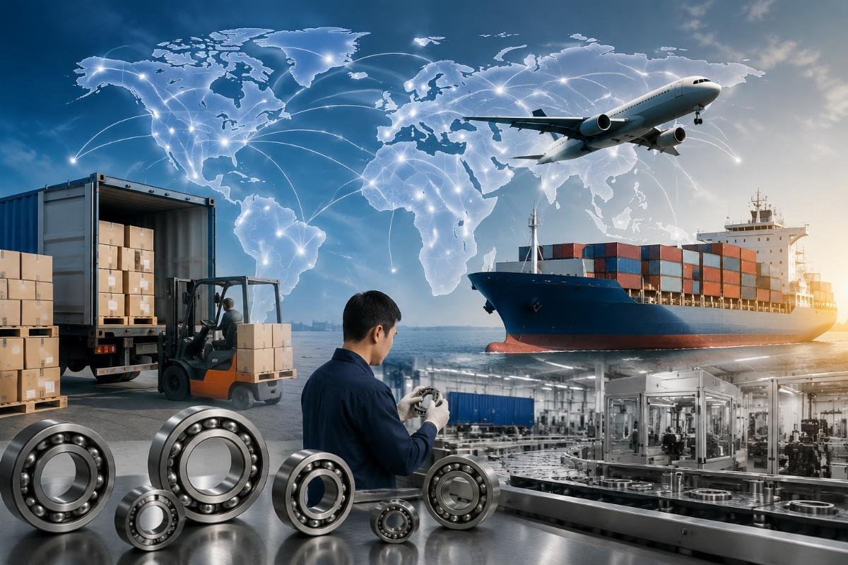 NSK and NTN bearing procurement through China suppliers with global distribution capabilities China Bearing Supplier Global Logistics Network