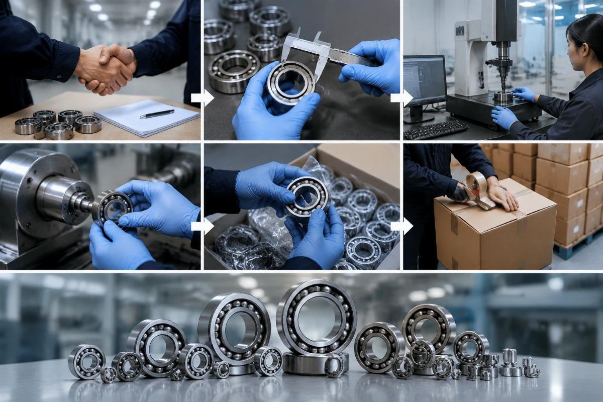 Steps in authenticating and verifying bearing quality from China suppliers China Bearing Supplier Quality Control Process