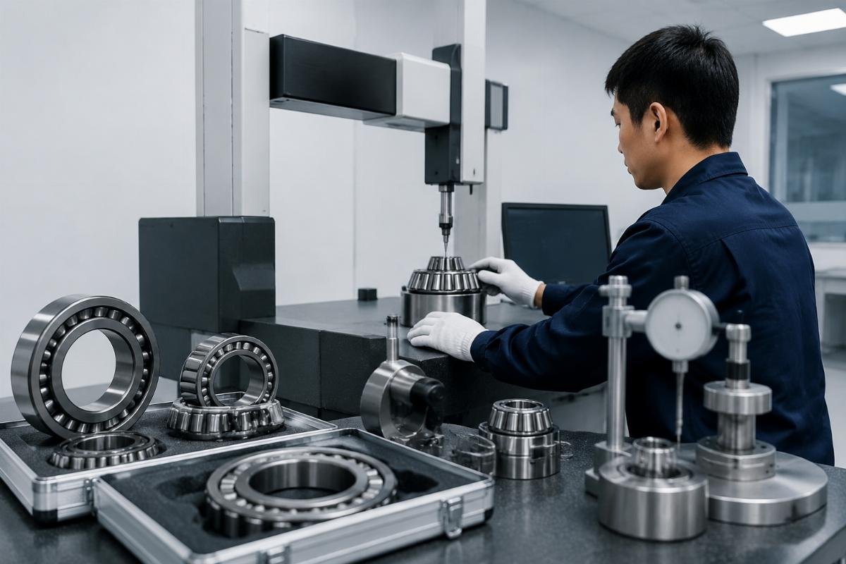 Tapered roller bearing precision grade measurement